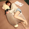 Alpaca throw pillow long pillow doll oversized girl holding sleeping leg rag doll on bed plush toy.