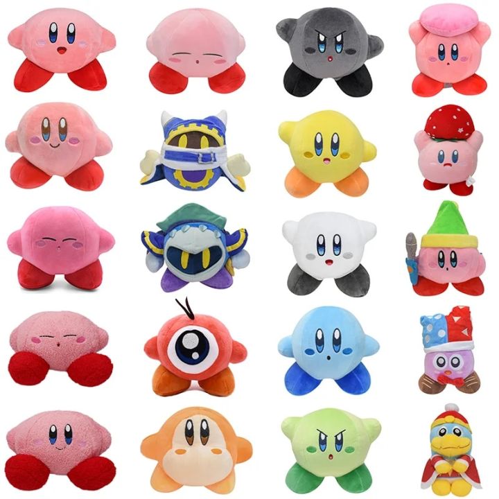Star Kirby Anime Plush Toys Kirby Magolor Meta Knight Waddle Dee King Dedede Stuffed Peluche Dolls Kawaii Pillow Gifts
