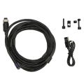 Industrial Endoscope Set IP68 Dual Lens 4.3in LCD Screen 1080P 6 LED Memory Card Support Borescope Camera Kit. 