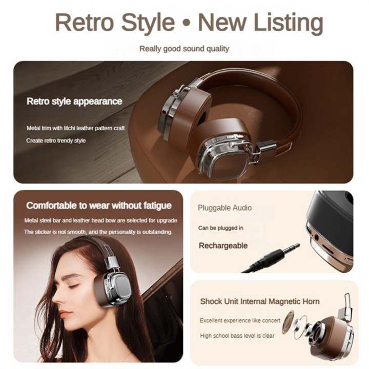 Retro%20Classic%20over%20Ear%20Headsets%20Studio%20Stereo%20Bluetooth5.3%20Wireless%20Headphones%20Touch%20Control%20Type%20C%20Earphones%20Durable%20Easy%20Install%20-%20Image%207