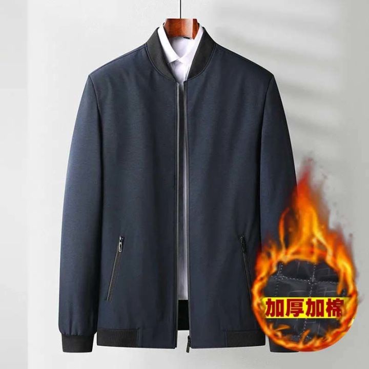 Longdafei%20Jacket%20Men's%20Summer%20Baseball%20Collar%20Jacket%20Middle-Aged%20Leisure%20Spring%20Business%20Dad%20Jacket%20High-End%20Tops%20-%20Image%202
