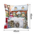 Pillowslip Tear Resistant Christmas Square Home Throw Cushion Cover.