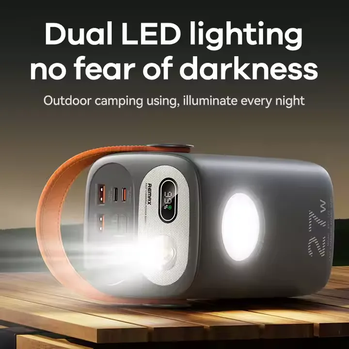REMAX%202025%20RPP-123%20High%20Capacity%2060000mAh%2027W+22.5W%20Fast%20Charging%20Portable%20Outdoor%20Charger%20Mobile%20Battery%20Power%20Bank%20with%20LED%20Light%20-%20Image%205