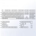 0 Key Rainbow PBT Keycap Cherry Outline Mechanical Keyboard Set.