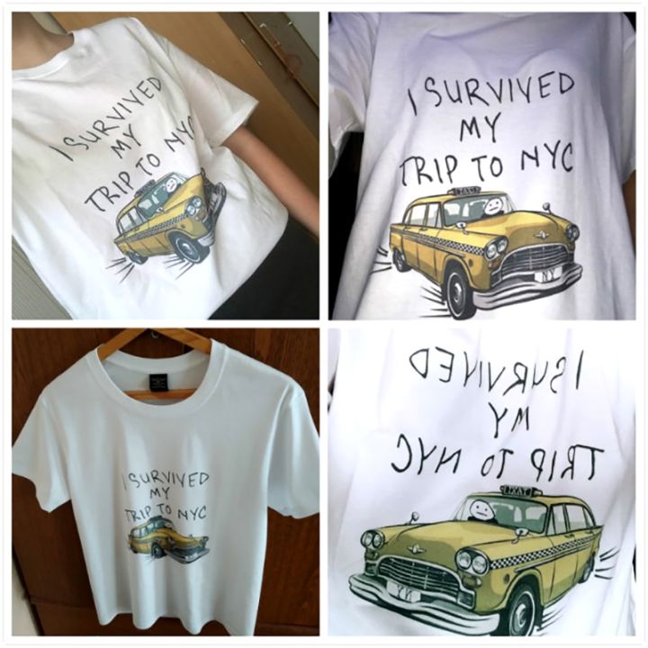 Tom%20Holland%20Same%20Style%20Tees%20I%20Survived%20My%20Trip%20To%20NYC%20Print%20Tops%20Casual%20100%25Cotton%20Streetwear%20Men%20Women%20UniFashion%20T%20Shirt%20-%20Image%205