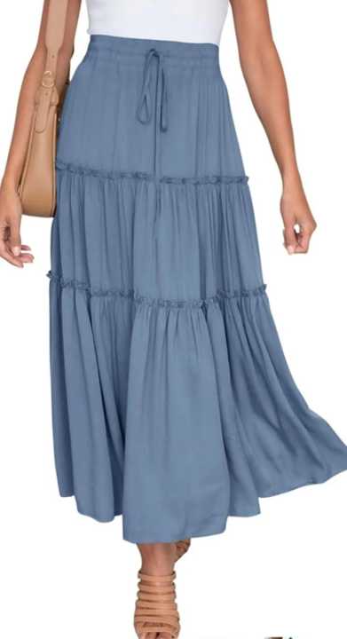Stylish Kuchi Designed Long Skirts for Women