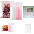 100 Piece Zip/Zipper Lock Poly Bag- 3X4 inch. For Women/wed/gift Jewelry Packaging Display Food.