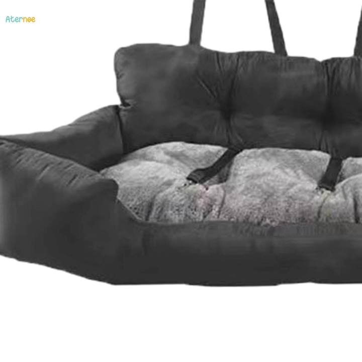 Seat%20Dog%20Car%20Travel%20Bed%20with%20Removable%20Cover%20Soft%20Pet%20Travel%20Booster%20Seat%20Dark%20Gray%20XL%20-%20Image%203