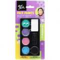 Mont Marte Face Painting Set Pearl - 6 vibrant colours included -White, Black, Pearl Red, Pearl Purple, Pearl Green, Pearl Blue.
