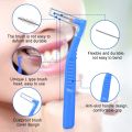 L Shaped Interdental Brushes for Between Teeth and Gums,5pcs Angle Interdental Brushes, Brush Micro Tight Cleaner, Plaque Removal, 6 Sizes(Blue), 5pcs Angle Interdental Brushes, L Shaped Interde. 