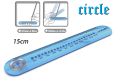 Y Plus Circle Ruller 15cm. 