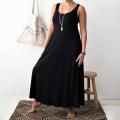 Superb Indispensable -Quality And Durablity -Women Maxi style Round Neck Sleeveless Maxi Plus Size Women's Dresses- Innovative. 