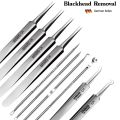 Acne Blackhead Removal Needles Pimples Blackhead Clip Tweezers Black Head Pore Cleaner Deep Cleansing Tool Face Skin Care Tool. 