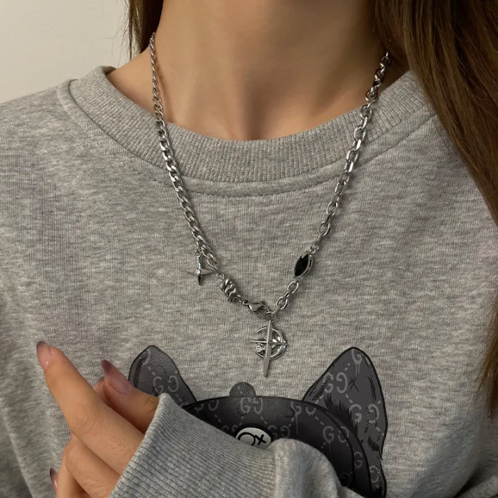 JWER%20New%20Y2K%20Cuban%20Figaro%20Chain%20Star%20Moon%20Pendant%20Necklace%20Men%20Punk%20Black%20Zircon%20Chain%20Choker%20Necklace%20For%20Men%20Jewelry%20Gifts%20-%20Image%203