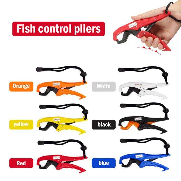 Plastic Fishing Lip Grip Tool Hook Remover Fish Gripper Plastic Pliers Holder
