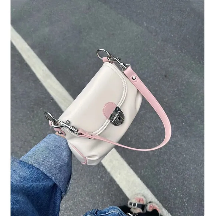 Xiaohongshu%20same%20style%202023%20Niche%20new%20style%202%20Shoulder%20Strap%20Retro%20Lock%20Soft%20Leather%20Underarm%20Bag%20Shoulder%20Crossbody%20Soft%20Leather%20Bag%20-%20Image%202