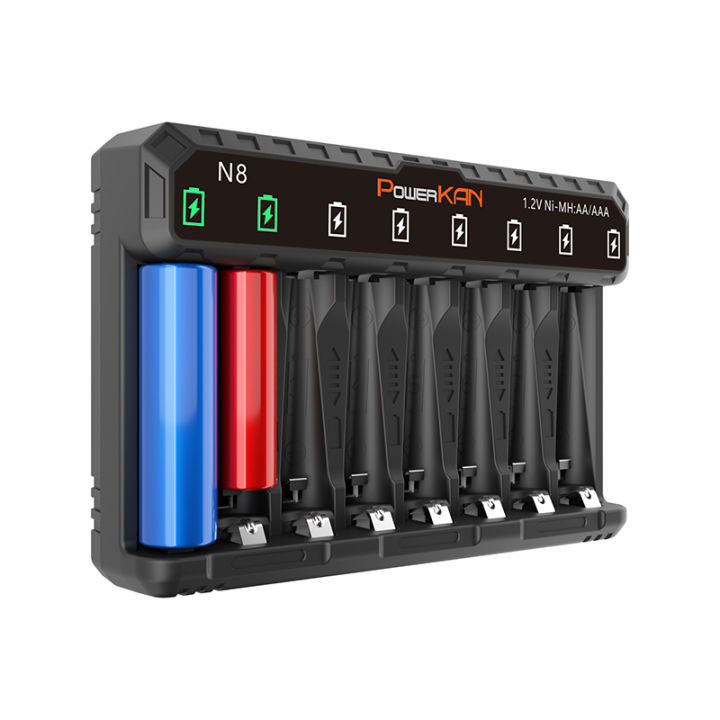 POWERKAN%20N8%20Battery%20Charger%20LED%20can%20be%20independently%20used%20for%208%201.2V%20Ni-MH/Cd%20AA%20AAA%20rechargeable%20batteries%20USB%205V%202A%20Type-C%20-%20Image%204