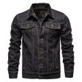 2023 New Spring Autumn Simple New Men Denim Jackets Casual Fashion Slim Fits Jean Denim Jacket Patchwork Zipper Mens Clothing.