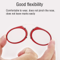Clip-on Reading Glasses Reading Glasses With Case Presbyopic Glasses Portable Reading Glasses Nose Bridge Reading Glasses. 
