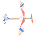 Rubber Band Elastic Powered Aircraft Glider Flying Plane Airplane DIY Kids Toy. 