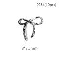10pcs Silver Retro Bow Tie Charms Bowknots Ribbon Alloy Nail Art Charms Decorations Manicure Metallic Charms DIY Salon Jewelry Demoo. 