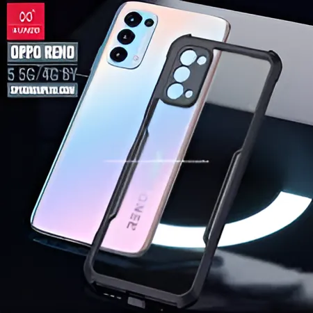 For%20Oppo%20Reno%205%20Protective%20Black%20Border%20Crystal%20Clear%20Xundd%20Mobile%20Back%20Case%20Cover%20-%20Image%202