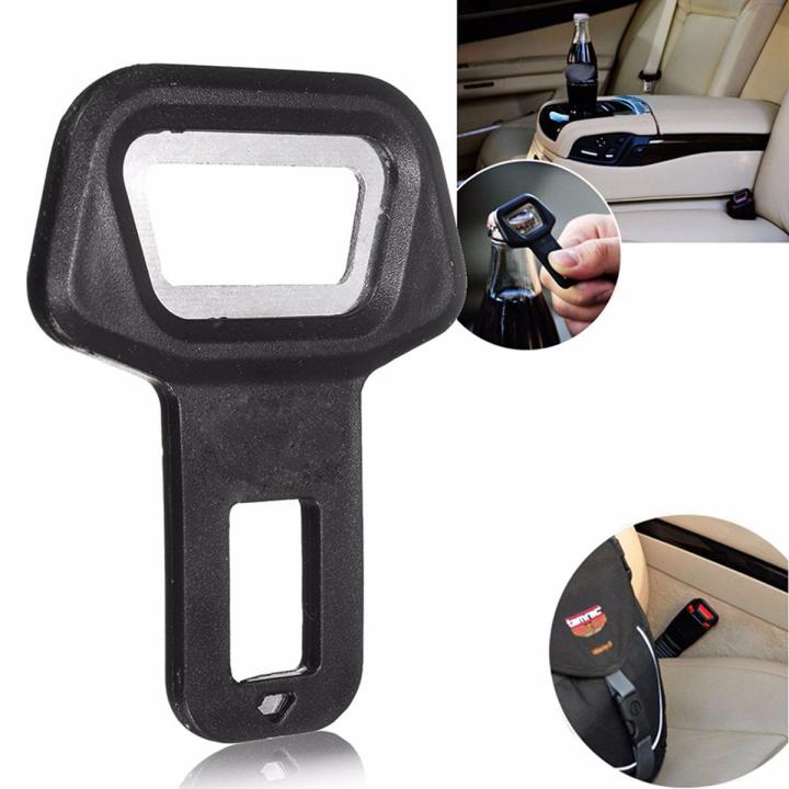 1pcs Black Car Seat Belt Clip Extenders Safety Seatbelt Buckle Plug Car bottle opener bottle opener hot sell
