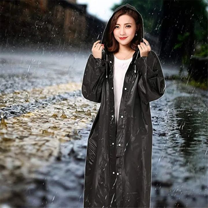 Long Raincoat Thickened Waterproof Unisex Raincoat Foldable One Piece Raincoat Work Suit Safety Suit Camping Waterproof Raincoat