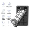 Macro Keyboard 12 Key 2 Knob Mechanical Keyboard Hot Swap Custom Keypad One-Handed Keypad Mini Gaming Auxiliary Keyboard. 