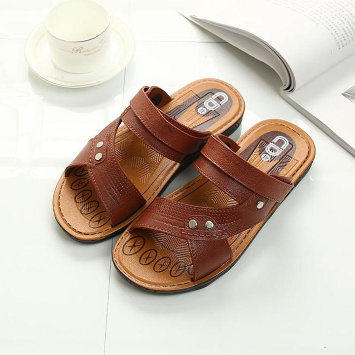 2021 New Men Sandals Fashion Solid Color Gladiator Men Summer