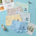 【4-Pack】Children's Underwear Pure Cotton Boxer Underwear Boys' Boxer Brief Boys' Underwear Medium and Large Children's ShortsACotton-like. 