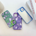ZCSIBORUI for Redmi A3 Xiaomi Poco C61 Back Cover Purple Butterfly Colorful Sliver Double Sided Hard Case Shockproof Anti-fall Phone Cover. 