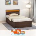 Single/Double Bed for Hostel Life, Single Box Khat For Bedroom Living Room Home, SIngle Box Bed by Nice Furniture.