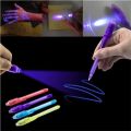 Invisible Writing Magic Pen Uv Light Ultra Violet Ink. 