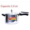 Kiam Classic Pressure Cooker 1.5 Ltr - Silver. 
