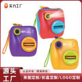 New multi-functional children's camera for export, with projection ejection sheet, compact and portable puzzle toy.