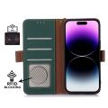 For Honor X9a 4G Leather Magnetic RFID Leather Phone Case.