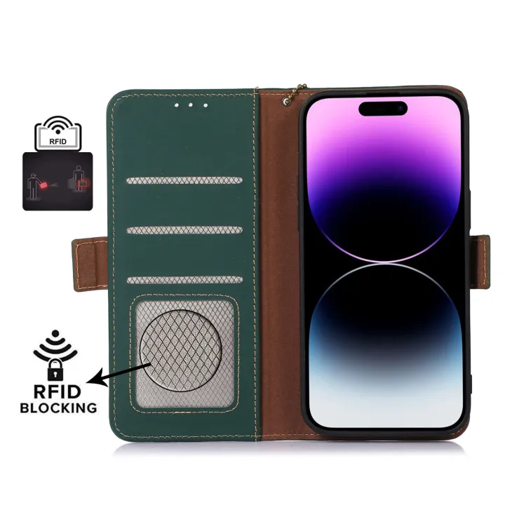 For%20Honor%20X9a%204G%20Leather%20Magnetic%20RFID%20Leather%20Phone%20Case%20-%20Image%204