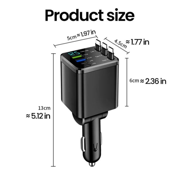 7-In-1%20Retractable%20Car%20Charger%20with%20Digital%20Voltmeter%20USB+PD%20Port%20Fast%20Charging%20Cable%20-%20Image%202