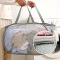 Foldable Laundry Basket Collapsible Dirty Clothes Storage Hamper With Dividers Space Saving Laundry Room Organization Bin For.
