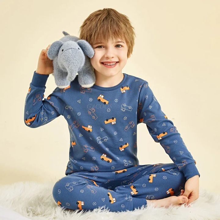 Toddler%20Girls%20Boys%20Clothes%20Children's%20Cotton%20Pajamas%20Set%20Teenages%20Sleepwear%20Baby%20Nightwear%202PCS%20Pyjamas%20For%20Kids%206%208%2010%2012Years%20-%20Image%203