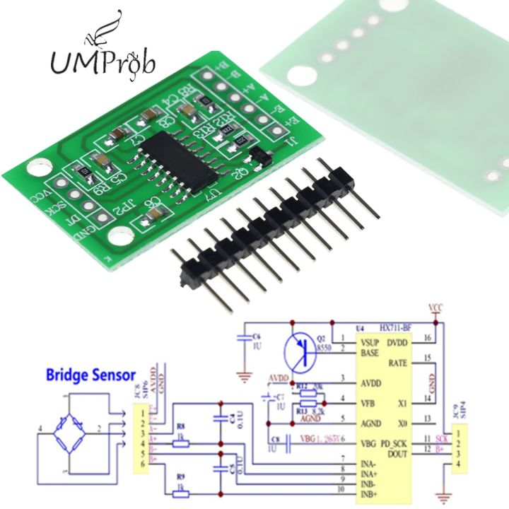 【Hey my home】HX711 Weighing Sensor 24 Precision Module Pressure Sensor Hot sale