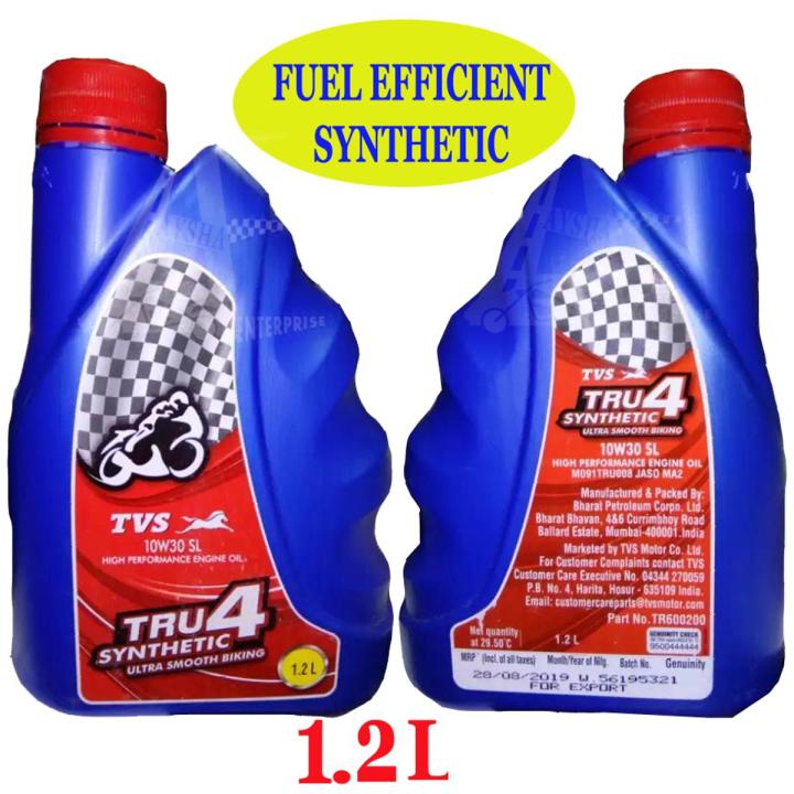 TRU4 Premium 10W30 4T Synthetic Oil-1.2LTR