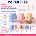 KBX-3136 Cute Macaron Color Rotary Pencil Sharpener Manual Hand Crank Sharpener for School & Office. 