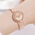 Watch with Stainless Steel Strap & Matching Bracelet - Ideal Gift for Her. 