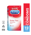 Durex Extra Thin Condoms 10 Pcs Pack. 