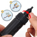1/2Pcs 30Ml Small Black Bottle Craft Glue Quick Drying Weaving Craft Glue Fabric Cotton Rope Super Glue. 