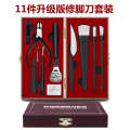 Yangzhou Three Knives Knife 13 Piece Set Eagle billed Nail Ditch Embedding Pliers Foot Trimming Tools. 