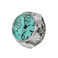 Finger Watch Mini Adjustable Elastic Strap Quartz Movement Jewelry Clock Women Men Finger Watch Daily Wear Finger Ring Watch.