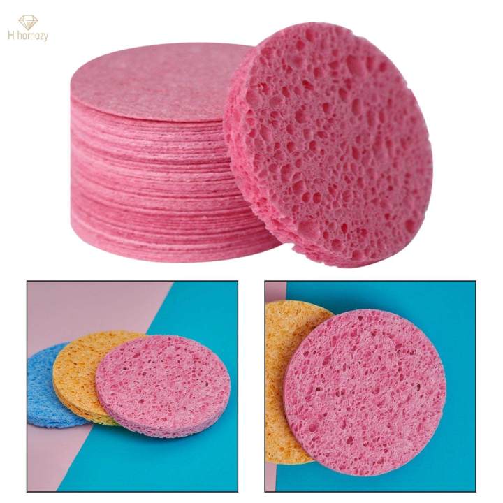 Compressed Face Sponges Professional Travel Absorbent Removal Sponges